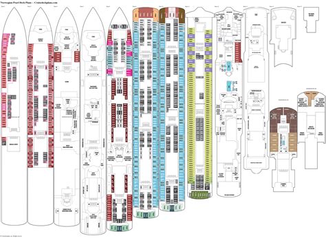 Norwegian Pearl Deck 9 Deck Plan Tour