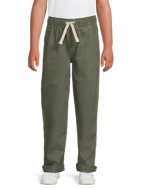 Wonder Nation Boys Woven Pull On Pants, Sizes 4-18 & Husky - Walmart.com