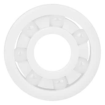 Set of 2 Ceramic Ball Bearing, 9 x 24 x 7mm White High Precision Full ...