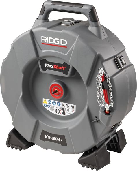 RIDGID 76198 FlexShaft K9-204+ Drain Cleaning Machine for 2" to 4" Pipe ...
