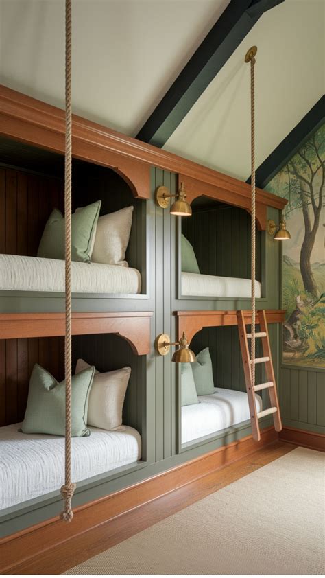 Chic Bunk Room Ideas in 2025 | Bunk room ideas, Twin beds guest room ...