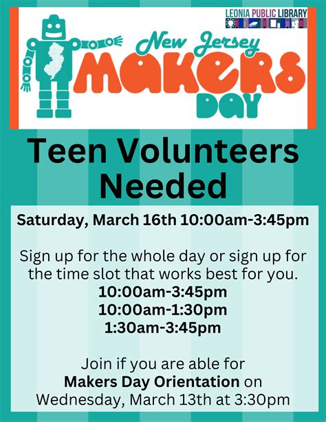 Volunteer — Leonia Public Library in Bergen County