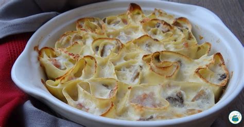 Rotolini di lasagne ai funghi e prosciutto   Lasagna ai  