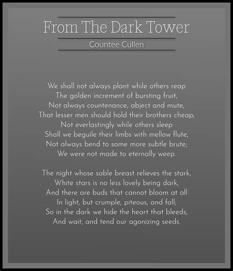 Countee Cullen Poems | Classic Famous Poetry