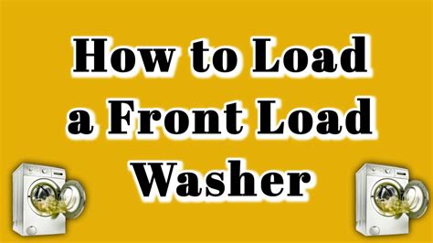 Image result for How Do Front Load Washers Work