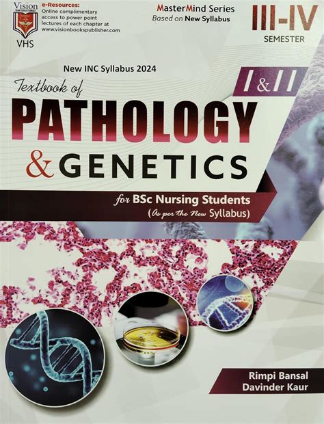 Buy Textbook of Pathology And Genetics By Rimpi Bansal | BSc Nursung ...