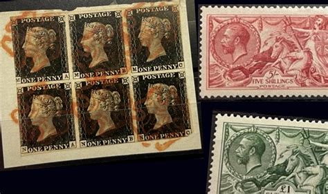 Collection of rare and valuable postage stamps in sale - Antique Collecting