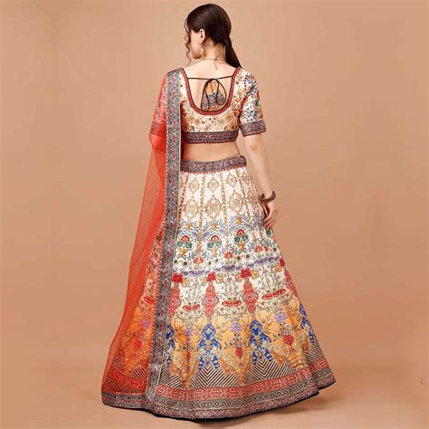 Colour Carousel Lehenga Set with Zari Embroidery – Suvidha Fashion