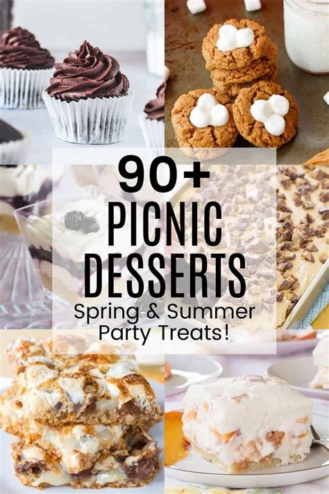 picnic desserts for hot weather