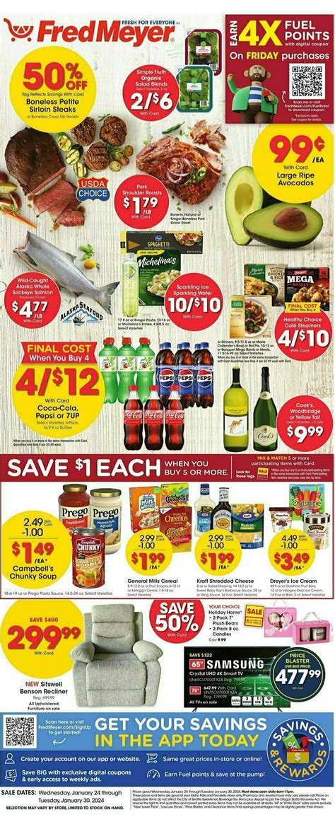 Fred Meyer Weekly Ad & Specials from January 24