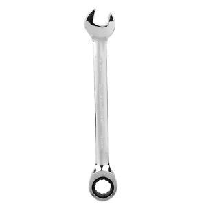 Silver Reversible Metric Ratchet Wrench Socket Hand Spanner Nut Tool ...
