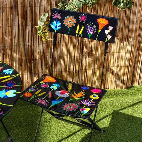 Folding chair - Garden Paradise - Jardin Fleuri - Pylones