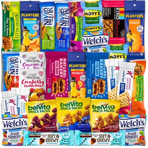Amazon.com: Healthy Snack Variety Box for Adults - Deluxe Assortment ...