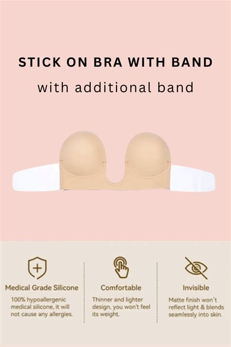Stick On Bra with Band – WomanLikeU