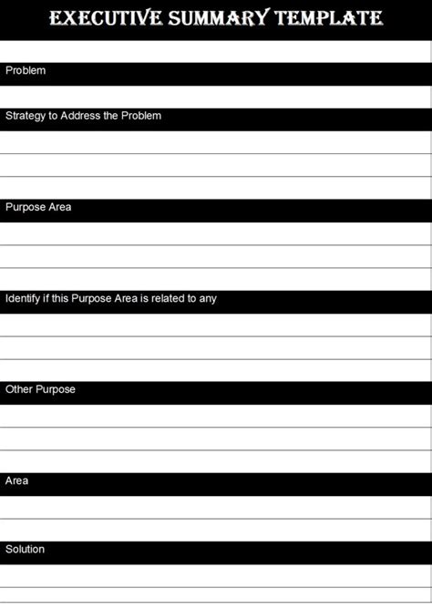 Executive Summary Report Example 的图像结果