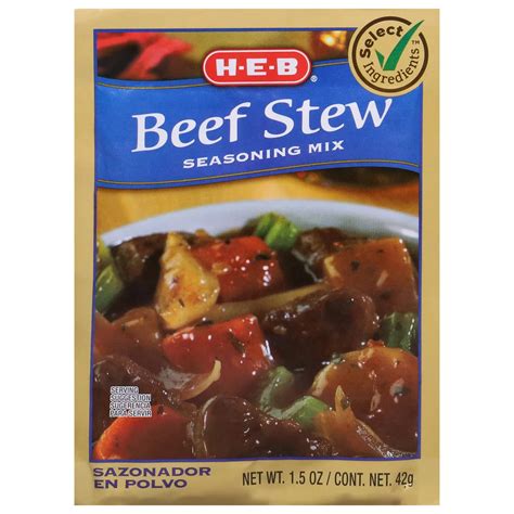 H-E-B Beef Stew Seasoning Mix - Shop Spice mixes at H-E-B