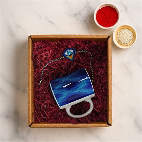 Rakhi Hamper – Chromatic Cup x Illuminati Rakhi