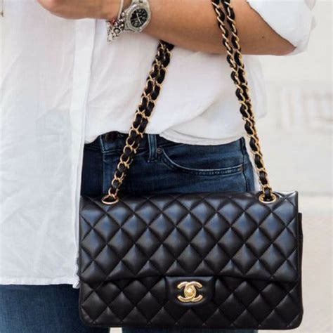 Classic Flap Bag Quilted Gold tone Jumbo Shoulder Bag – SarmanLuxury