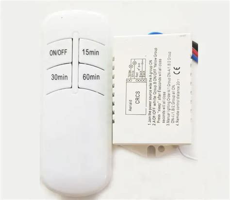 Single Channel AC Timer Remote Control Switch