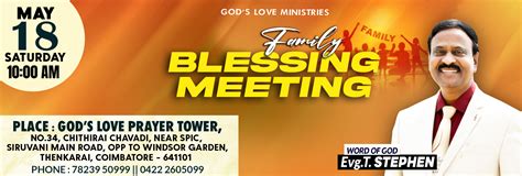 God's Love Ministries | Bro. T. Stephen | Gospel for All