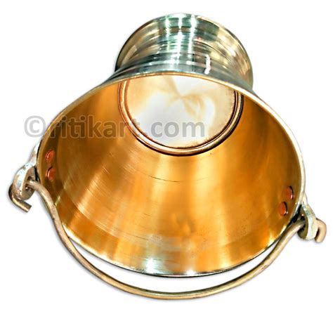 Buy Online Balakati Pure Brass Puja Balti/Bucket(5 Litres) -Ritikart