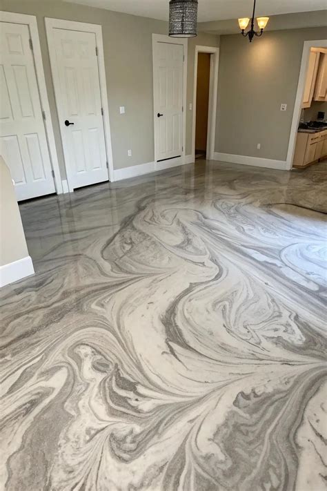 17+ Stylish Indoor Concrete Floor Paint Ideas | Painted concrete floors ...