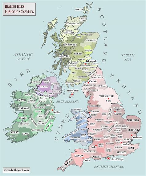 Old map of United Kingdom (UK): ancient and historical map of United Kingdom (UK)