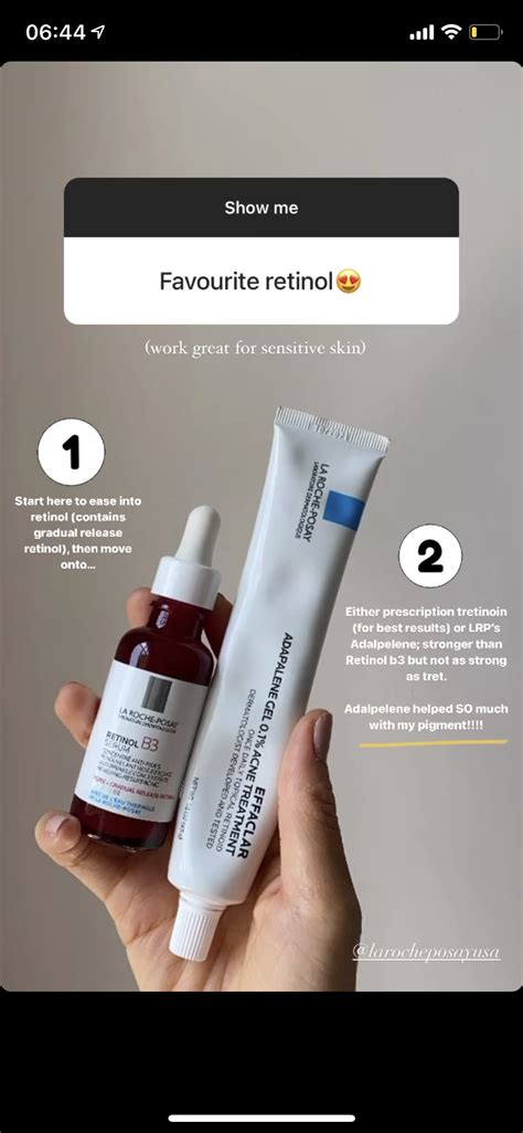 Retinoid routine | Retinol for sensitive skin, Retinol combination ...