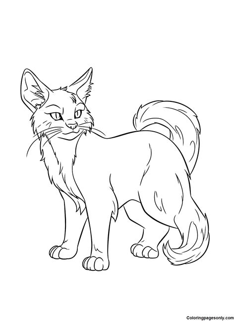 20+ Warrior Cats Coloring Pages - Free Printable PDF & Online Coloring