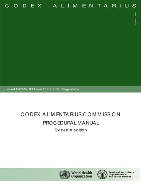 Image result for Codex Alimentarius PDF