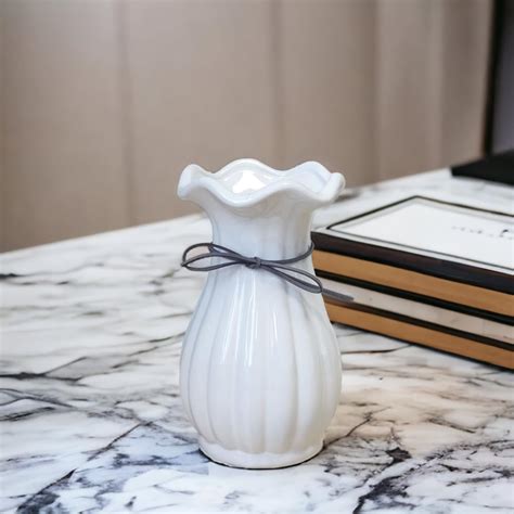 Buy Art Street Decorative Ceramic Flower Vase, Origami European Style ...