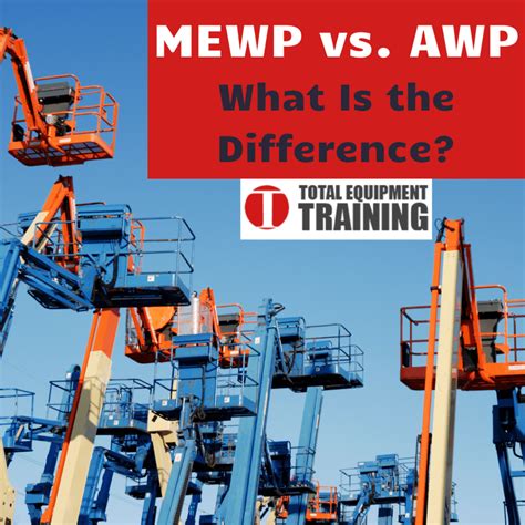 MEWP Vs AWP: What’s the Difference? – Total Equipment Training