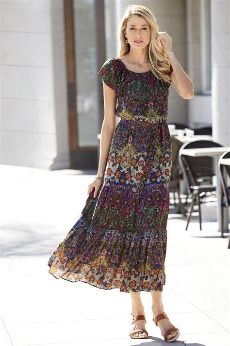 Yellow Peasant Dress