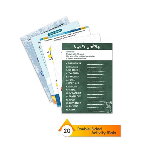 Write And Wipe Activity Mats – Cretto