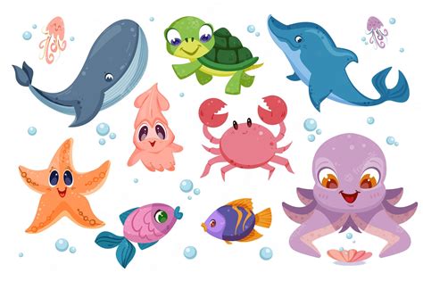 Free Sea Creatures, Download Free Sea Creatures png images, Free ...