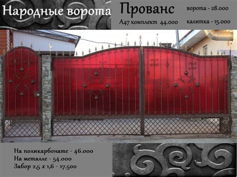 Купить кованые ворота в Уфе. Цены от производителя