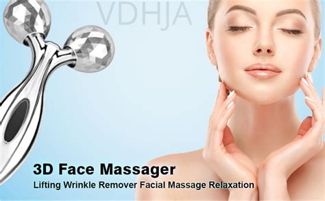 VDHJA Manual 3D Massager Roller 360 Rotate Face Full Body Shape for ...