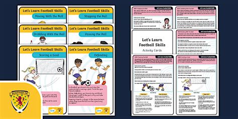 Let's Learn Football Skills Activity Cards