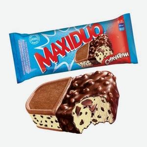 Мороженое Maxiduo Страчателла брикет 92г 92 г в магазине В1 Первый ...