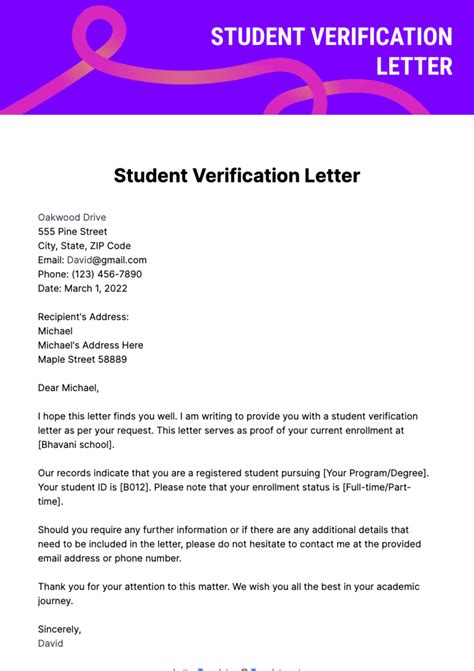 Image result for Address Verification Letter Example