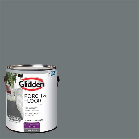 Glidden Porch & Floor 1 gal. Oatmeal Satin Interior / Exterior Paint ...