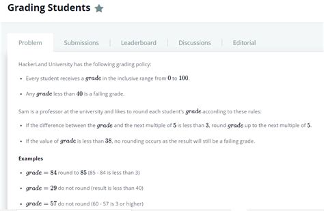 Grading Students HackerRank Solution Java Using Collections 的图像结果