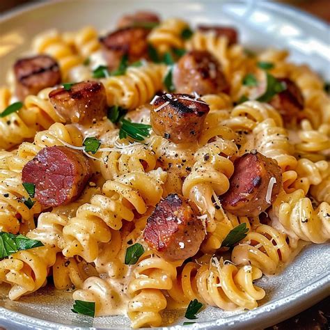 Creamy Cajun Smoked Sausage Alfredo Pasta for Quick Dinners
