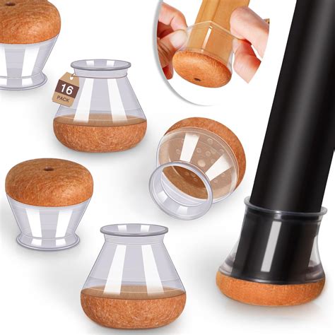 Chair Leg Floor Protectors for Hardwood Floors Felt Furniture Pads ...