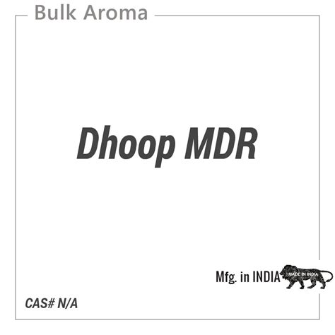 Dhoop MDR from Indian Manufacturer-Fragrances – Bulkaroma
