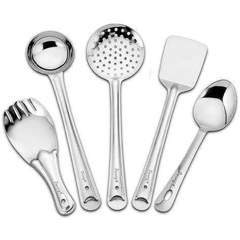 Parage 5 Pieces Stainless Steel Kitchen Tools Set for Kitchen Cooking ...