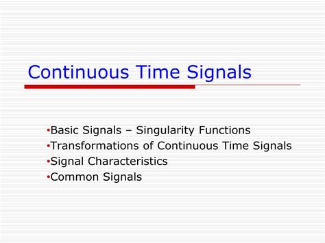 Find Two Different Continuous-Time Signals 的图像结果