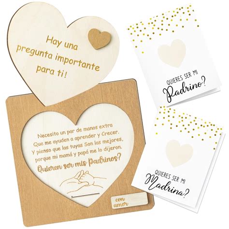 Amazon.com : CJiangpo 3Pcs Will You Be My Godparents Proposal Gift, Madrina Padrino Proposal ...