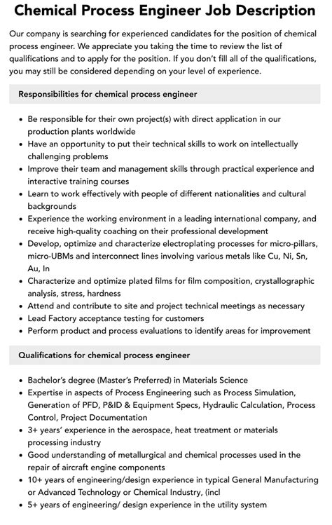 Image result for Chemical Process Engineer