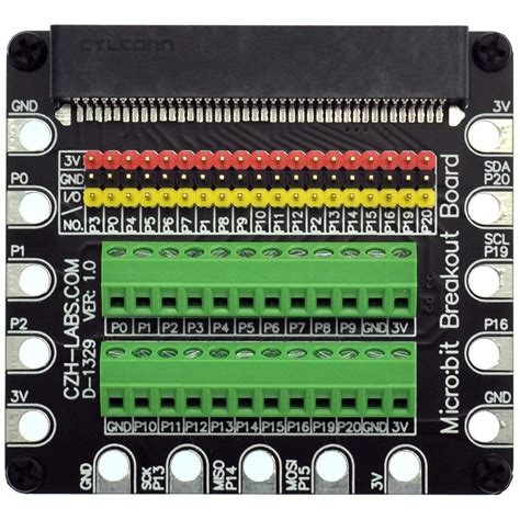Buy Edge Connector IO Breakout Board for BBC Micro:bit, Microbit ...